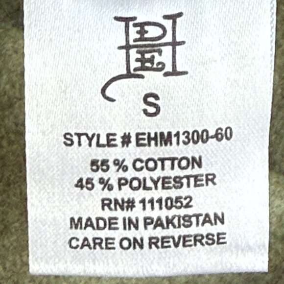 Ed Hardy Men's Olive Green Panther Tattoo Hoodie Sweatshirt Size Small NWT - Picture 7 of 12